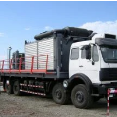 330 кВт көлікке орнатылған жылжымалы газ көтергіш компрессор дизельдік қозғалтқышпен жұмыс істейді, Пекин, Қытай